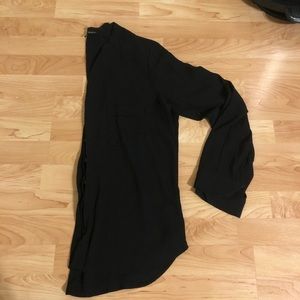 Ro&De Black button down blouse M